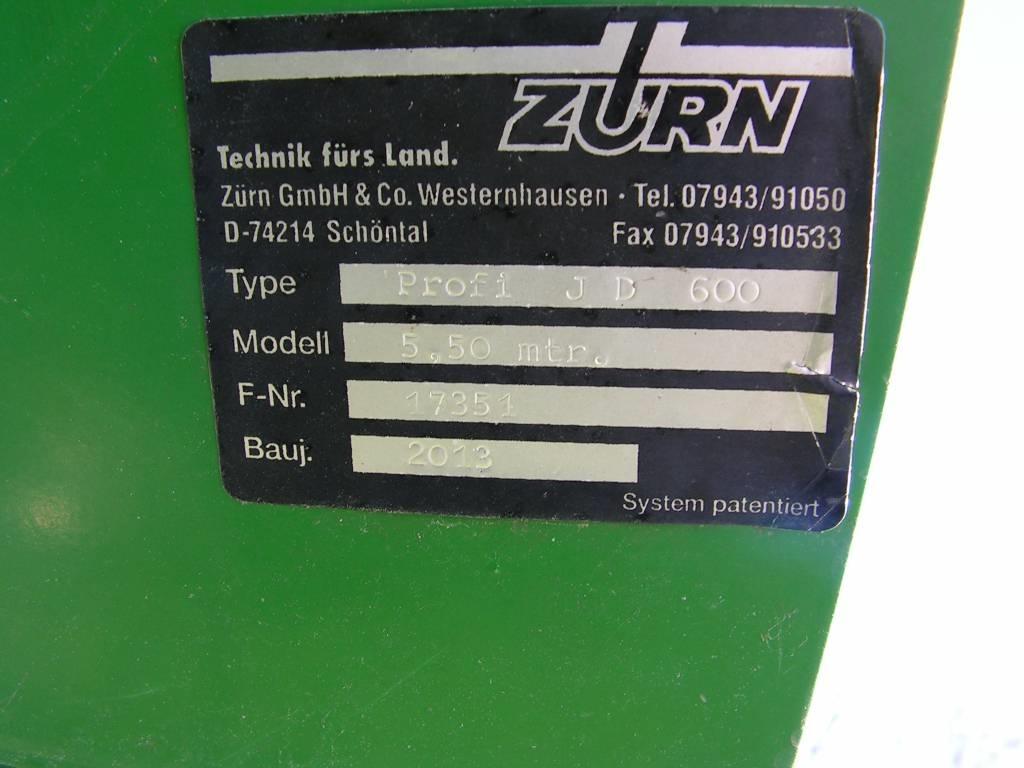 Zürn Profi 600 Glave hederi za kombajne
