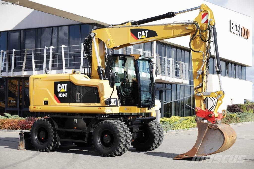 CAT M 314 F Bageri na kotačima