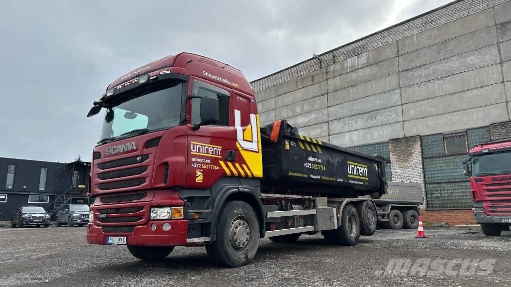 Scania R 480 Rol kiper kamioni s kukama za dizanje