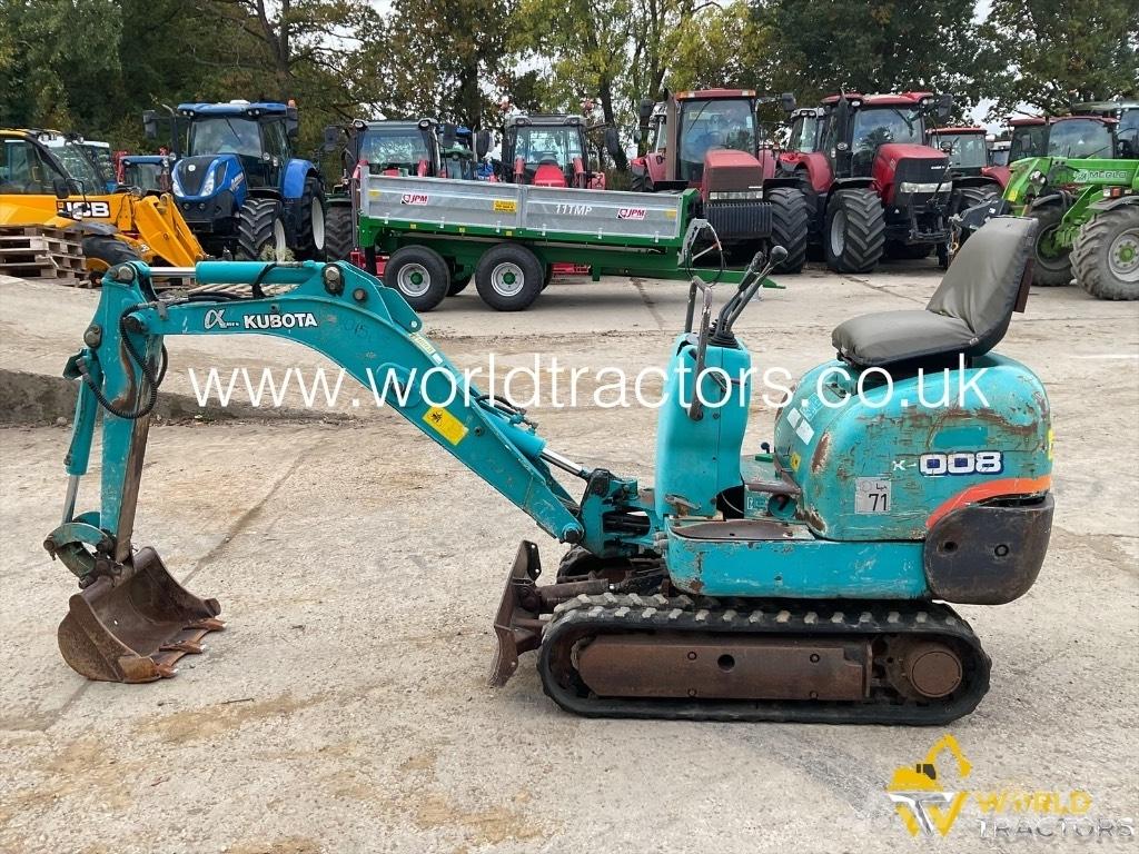 Kubota K 008 Mini bageri <7t