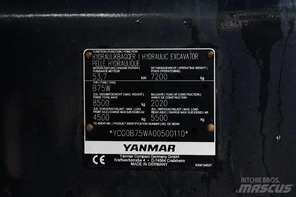 Yanmar B 75 W Bageri na kotačima