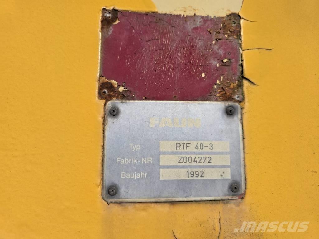 Faun RTF 40-3 Rabljene dizalice za težak teren
