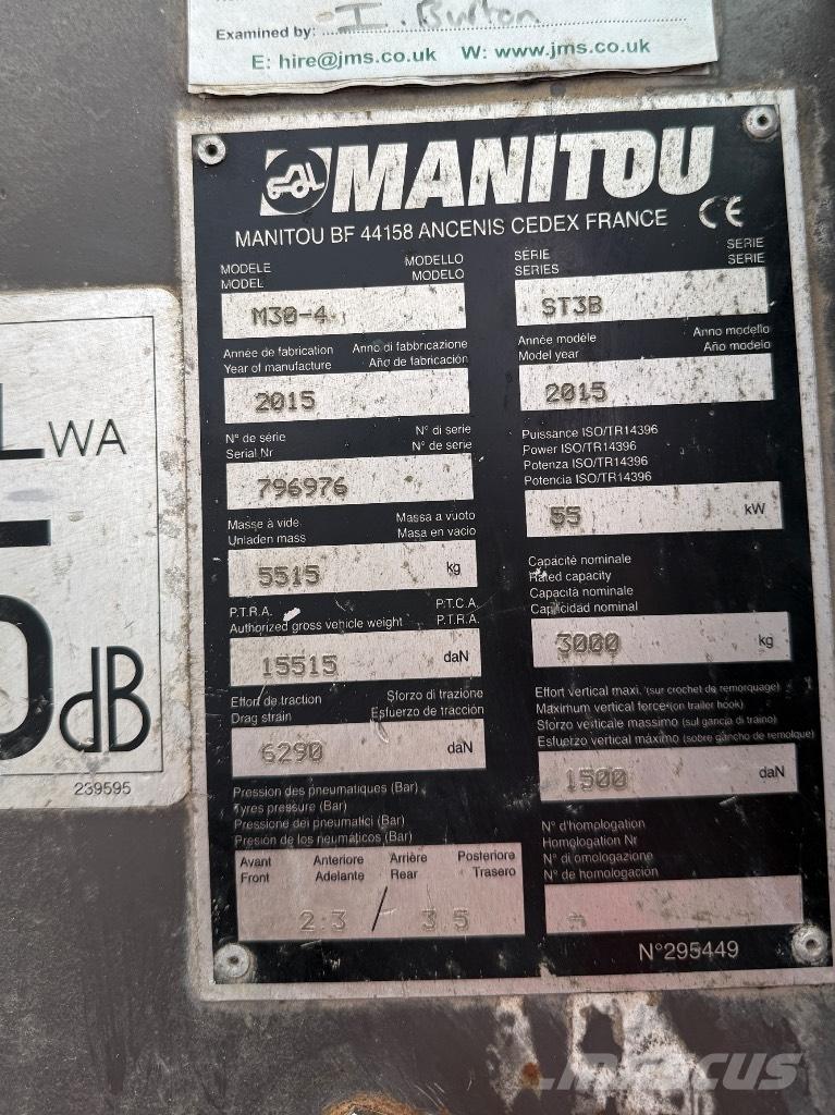 Manitou M30-4 ST3B Teleskopski viličari