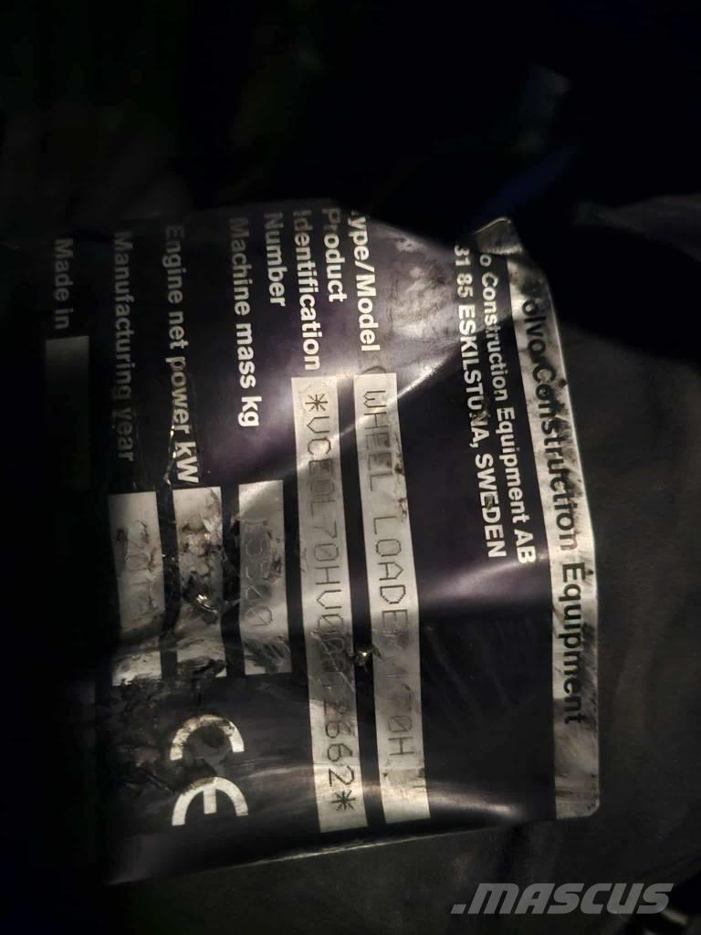 Volvo L 70 H deler Utovarivači na kotačima