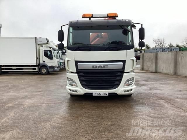 DAF CF 290 Kamioni s ravnim pločom / vitlom