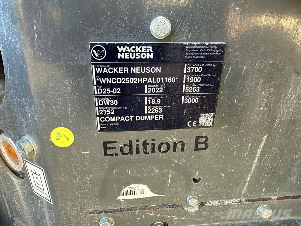 Wacker Neuson DW30 Demperi za gradilišta