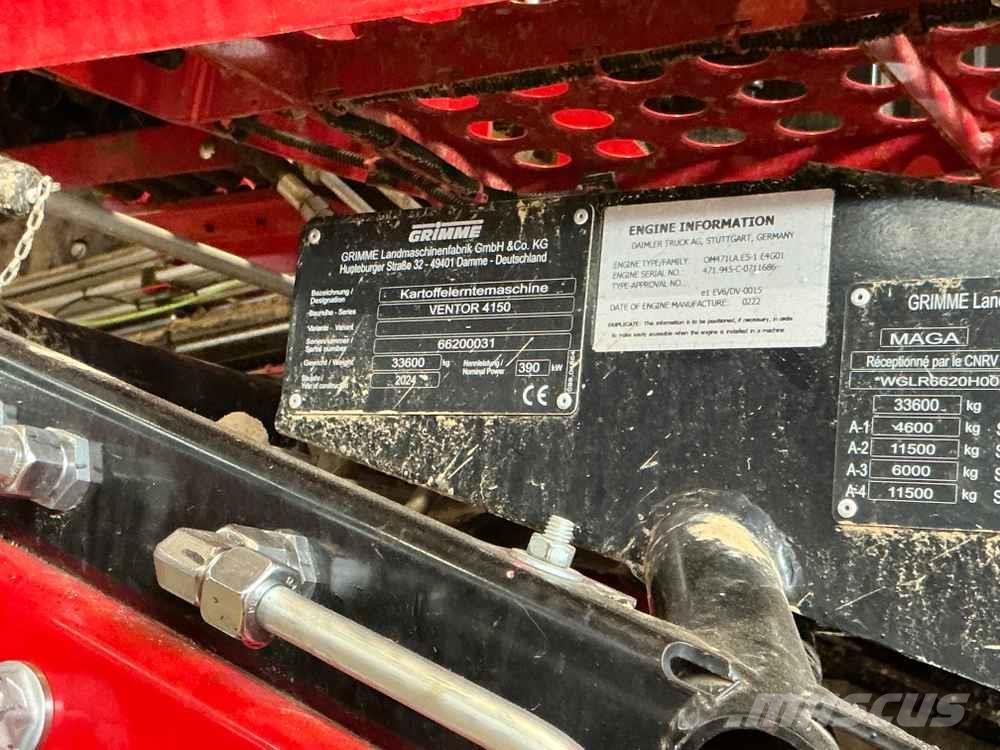 Grimme VENTOR 4150 Skupljači i kopači krumpira
