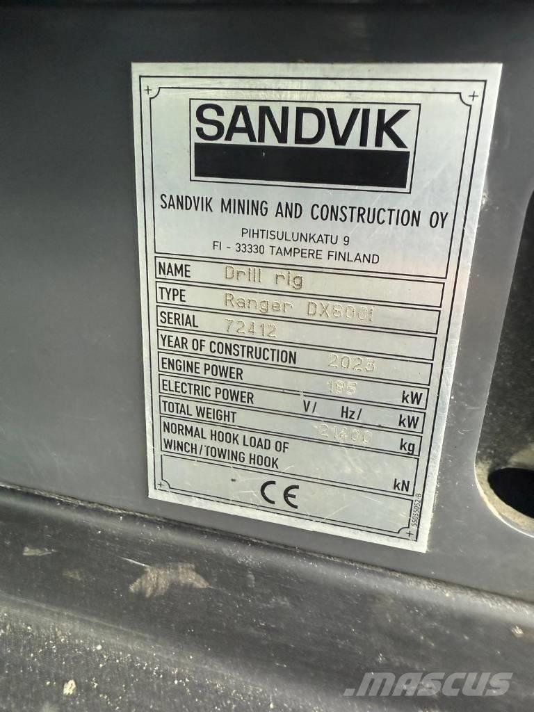 Sandvik DX 800I Svrdla za površinske bušilice