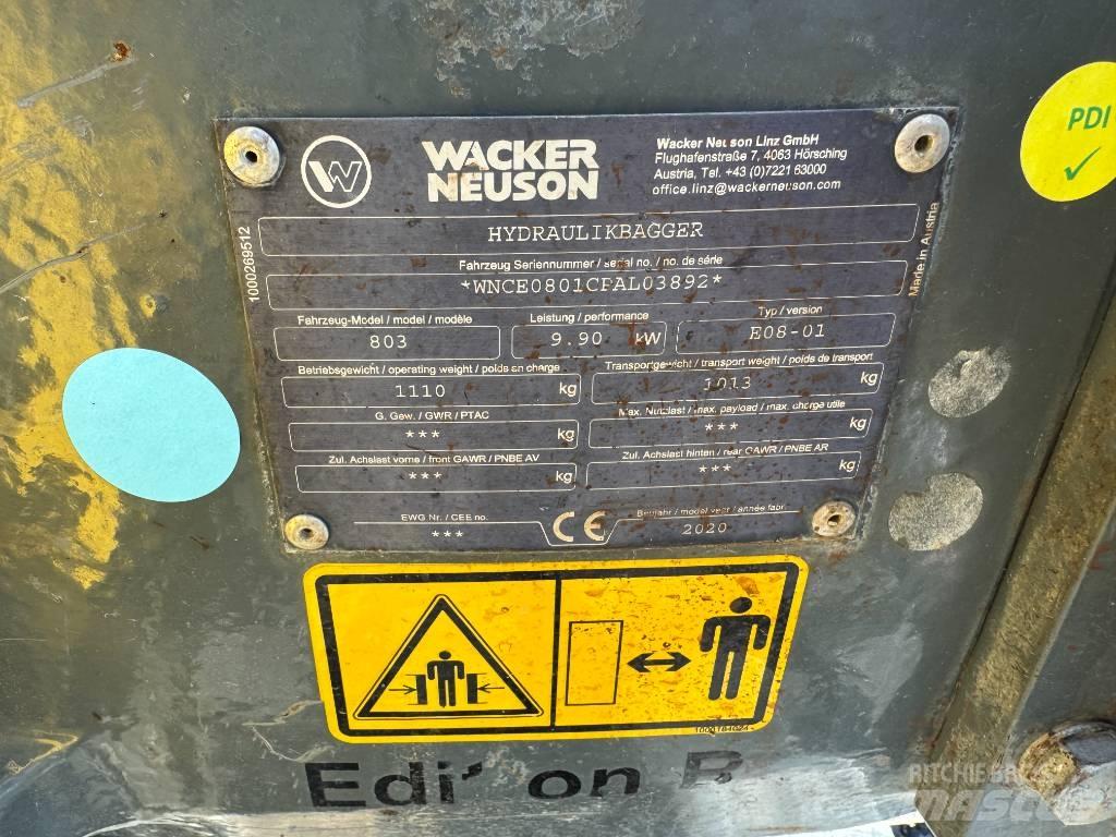 Wacker Neuson 803 Bageri gusjeničari