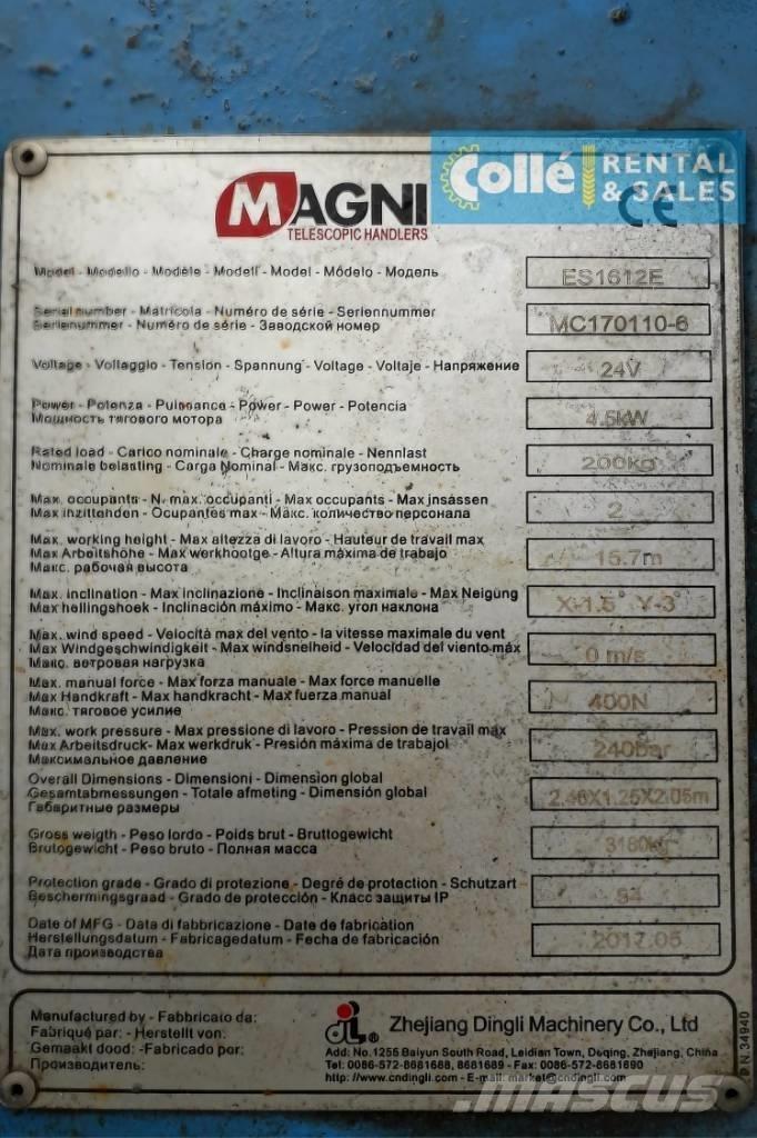 Magni ES 1612 E | 2017 Škaraste platforme
