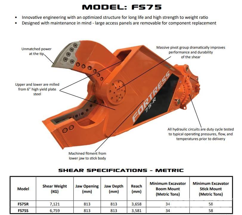  Fortress FS75 Građevinske drobilice