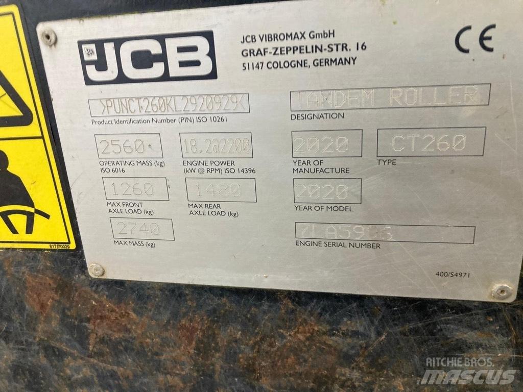 JCB CT 260-120 Valjci sa dvojnim bubnjem