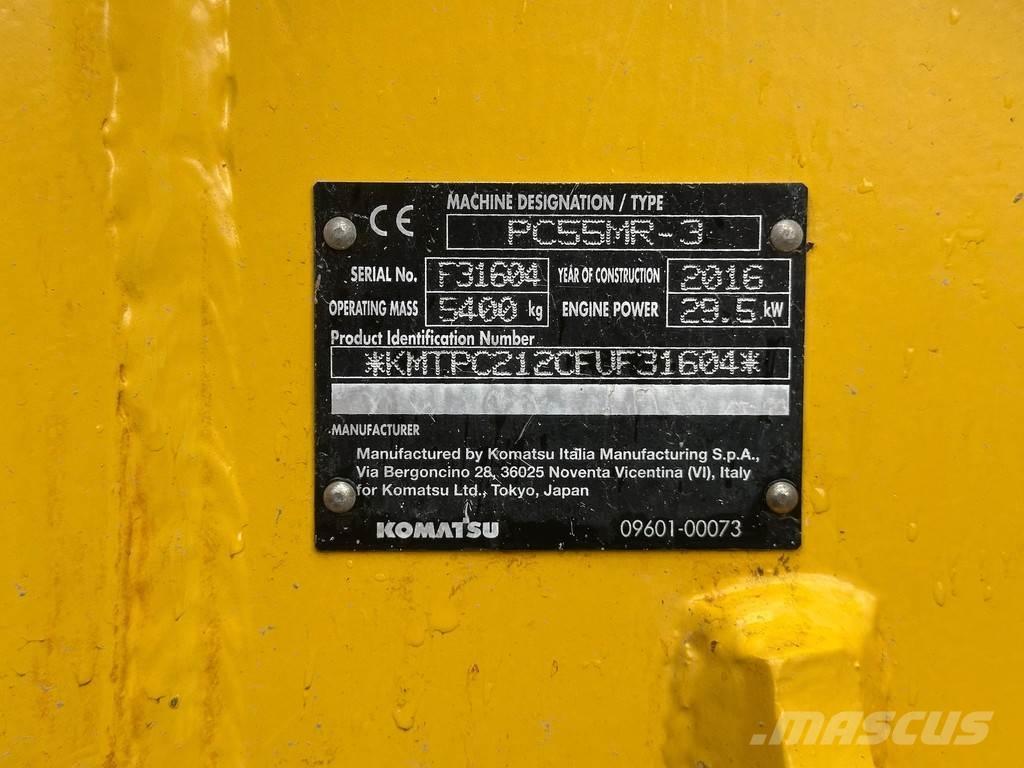 Komatsu PC55-MR3 Mini bageri <7t