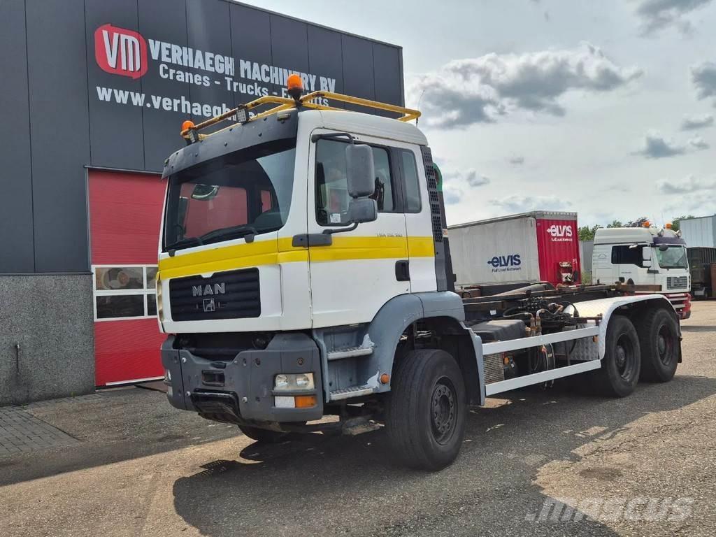 MAN TGA 26.310 310 Rol kiper kamioni s kukama za dizanje