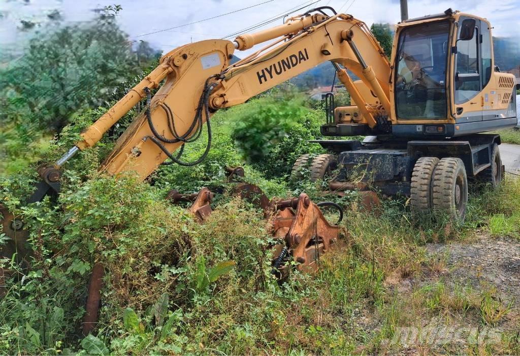 Hyundai Robex 140 W Bageri na kotačima