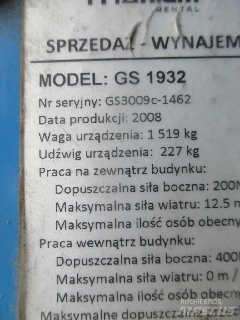 Genie GS 1932 Škaraste platforme