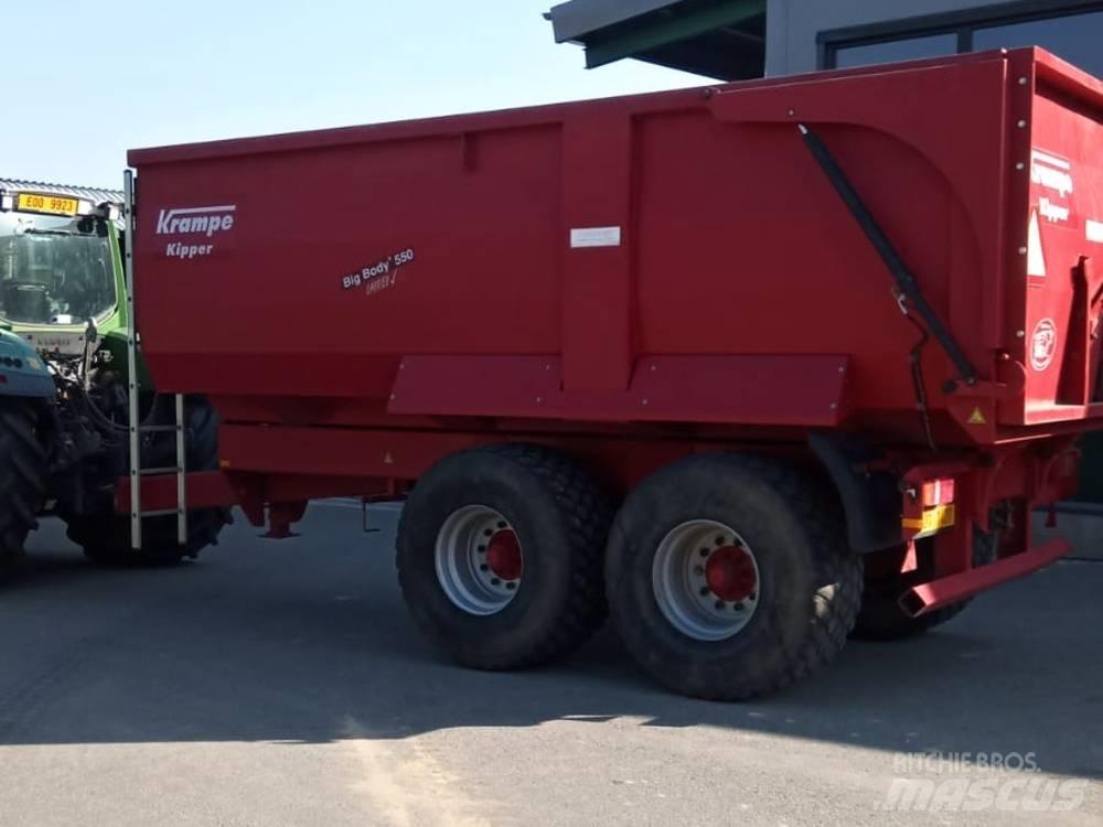 Krampe Big Body 550 Poluprikolice sa otvorenim sandukom