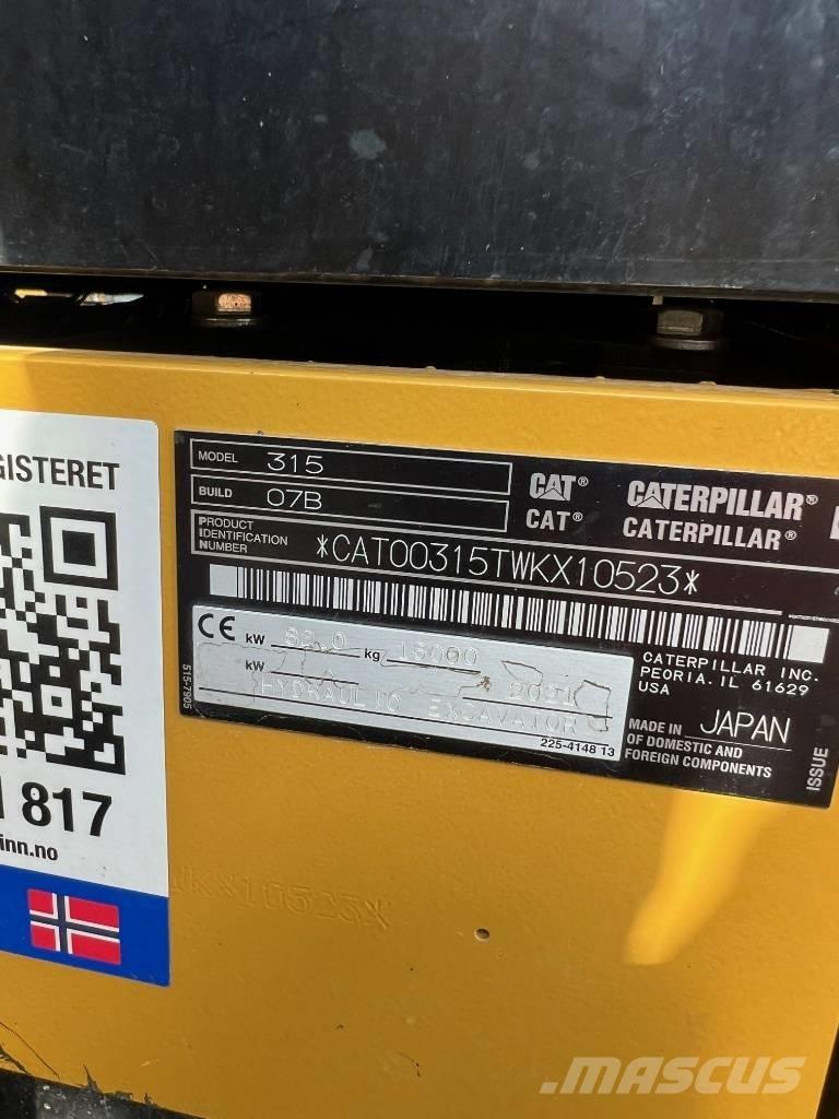 CAT 315 Bageri gusjeničari