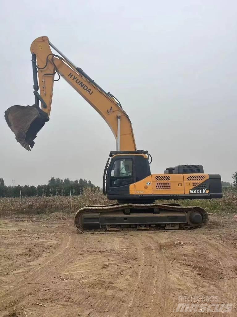 Hyundai Robex 520 VS Bageri gusjeničari