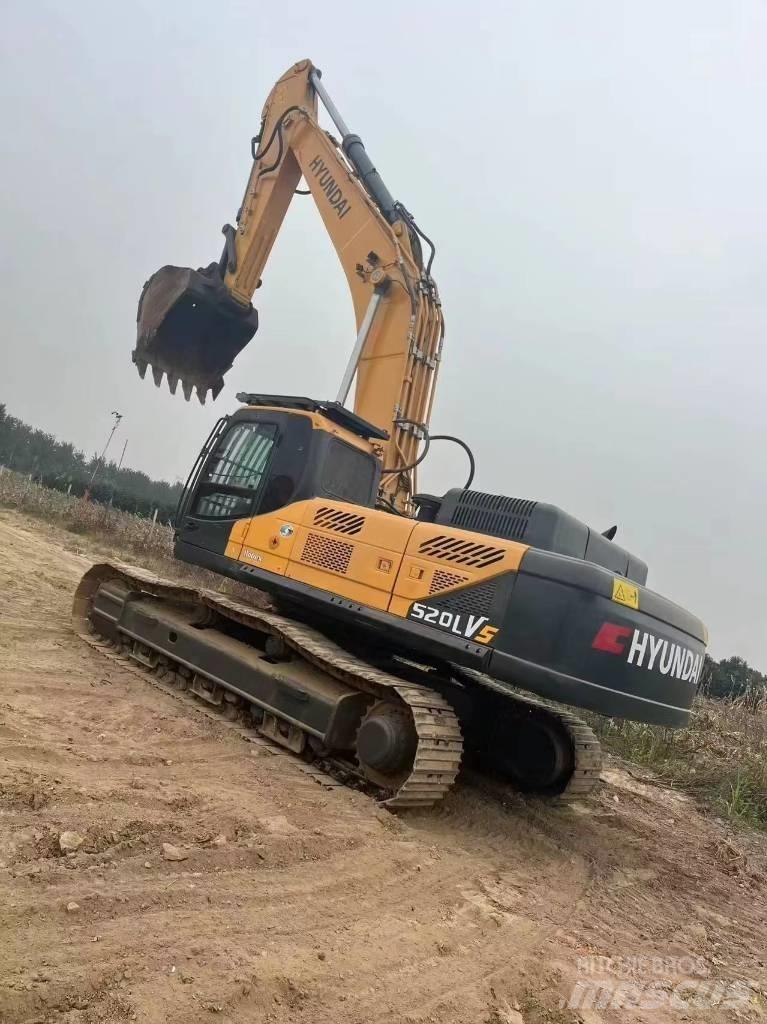 Hyundai Robex 520 VS Bageri gusjeničari