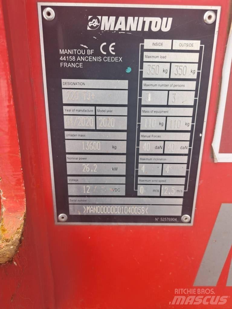 Manitou 220TJ Teleskopske podizne platforme