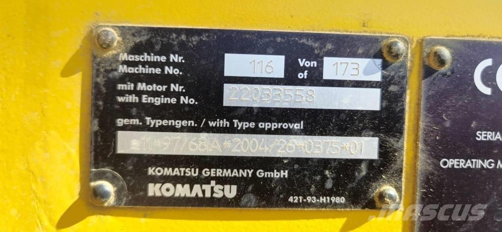 Komatsu PW 180-7EO Bageri na kotačima