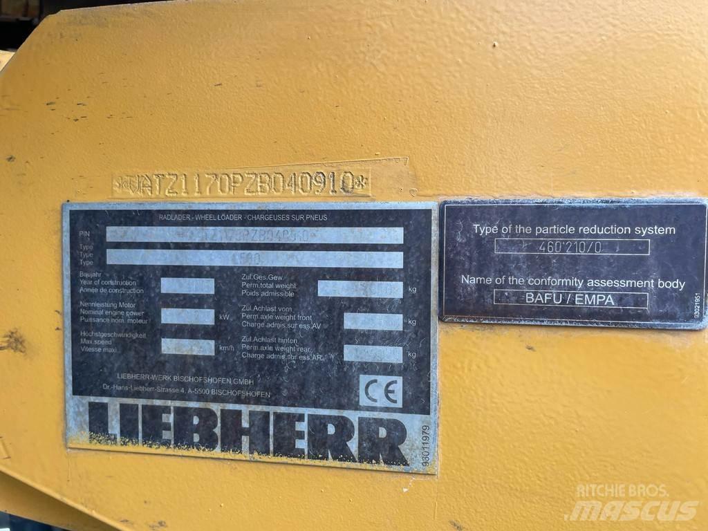Liebherr L580 Utovarivači na kotačima