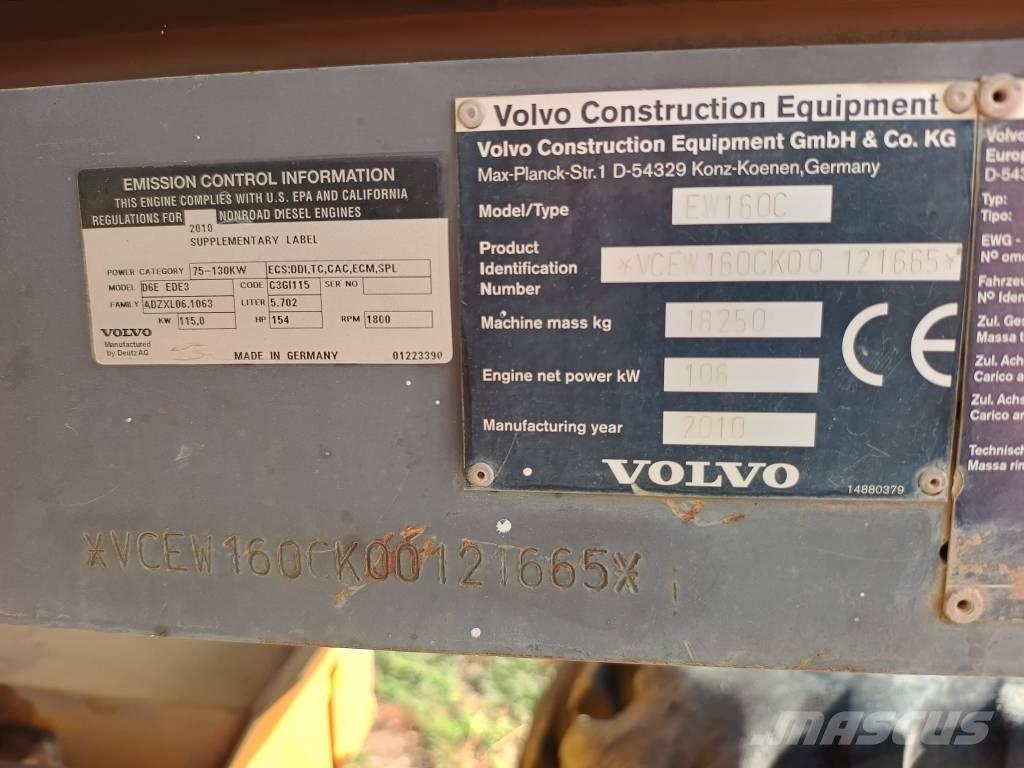 Volvo EW 160 C Bageri na kotačima