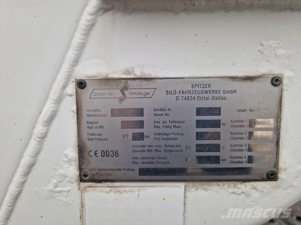 Spitzer SF 2737/2 P Tanker poluprikolice