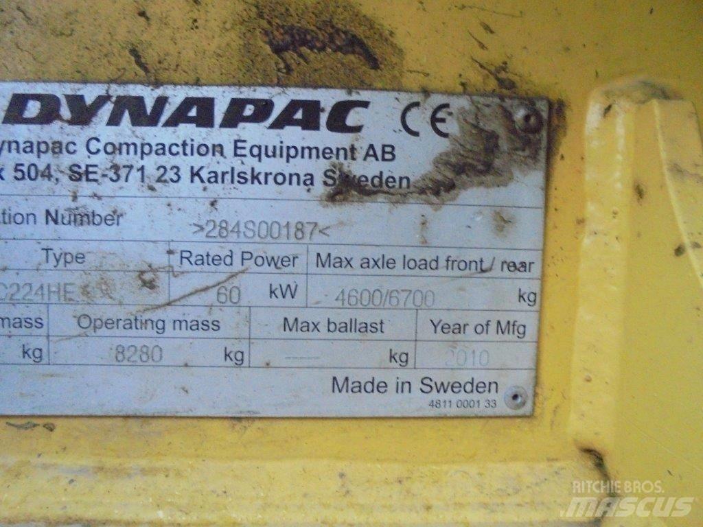 Dynapac CC 224 HF Valjci sa dvojnim bubnjem