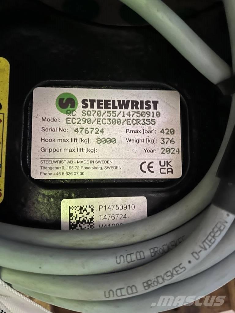 Steelwrist SQ70 Brze spojnice