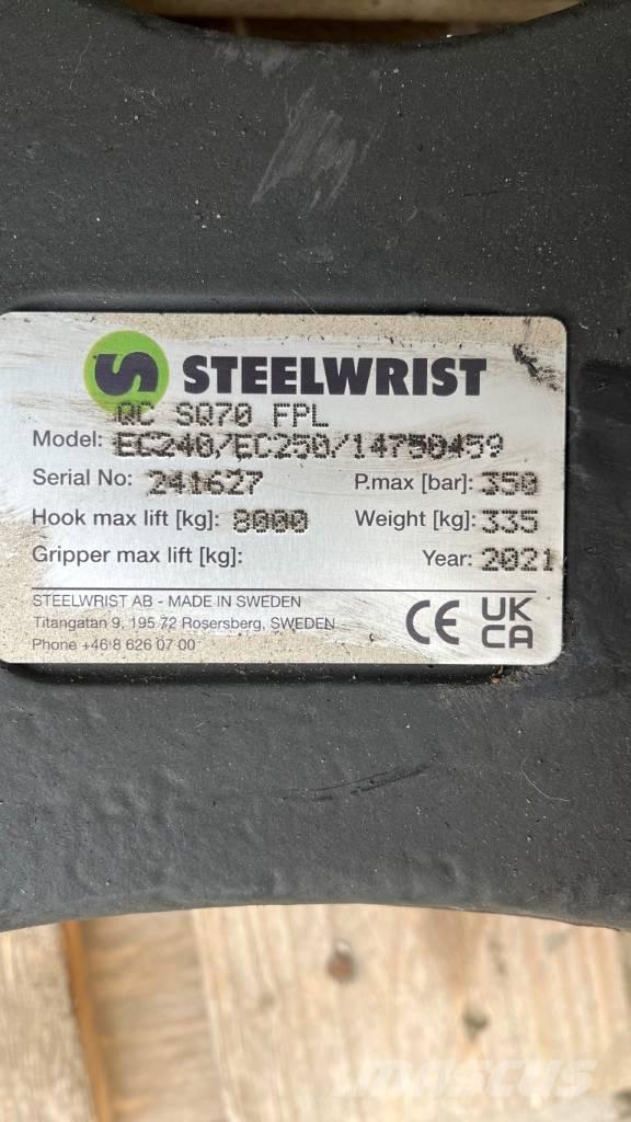 Steelwrist SQ70 Brze spojnice