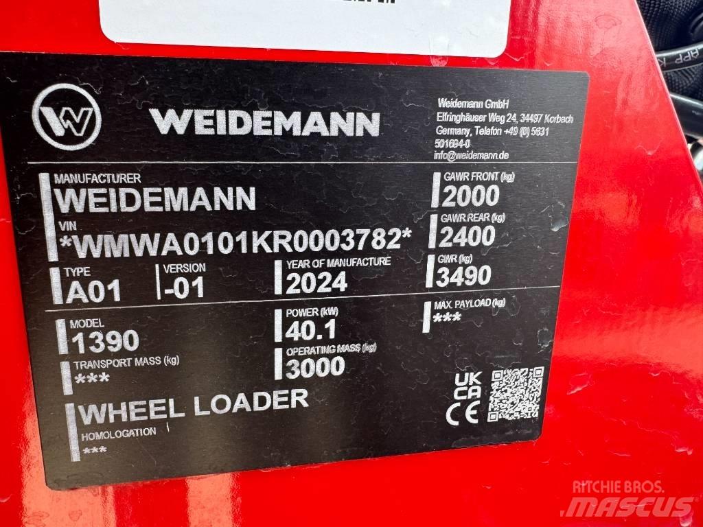 Weidemann 1390 Skid steer mini utovarivači