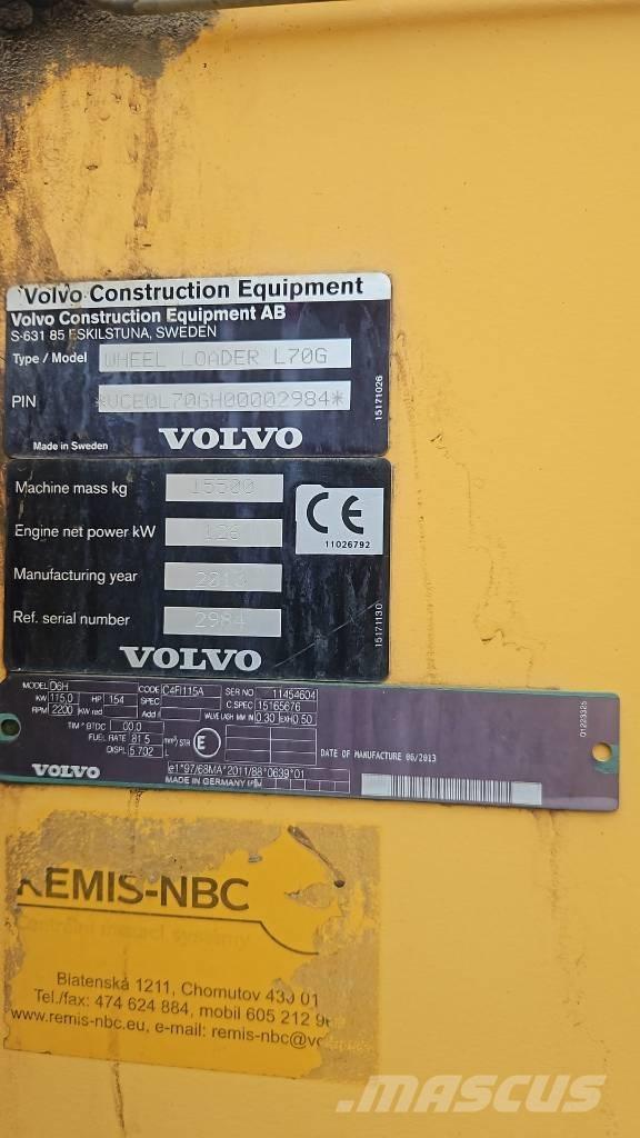 Volvo L 70 G Utovarivači na kotačima