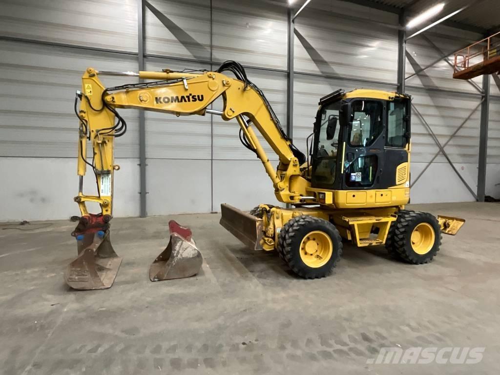 Komatsu PW 98 MR-8 Bageri na kotačima