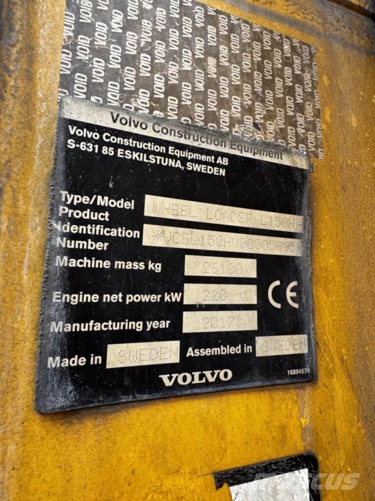 Volvo L150H Utovarivači na kotačima