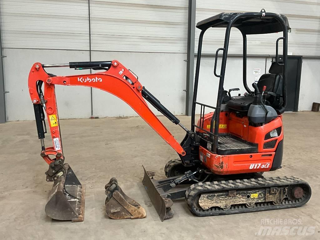 Kubota U 17-3 A Mini bageri <7t