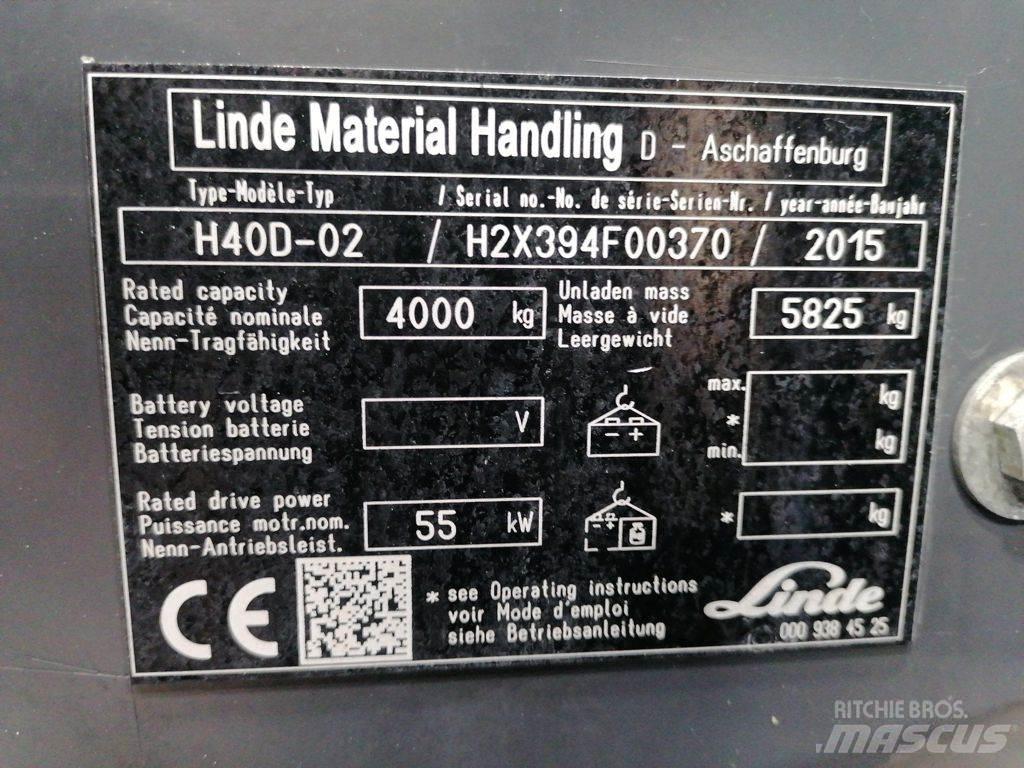 Linde H40D-02 Dizelski viličari