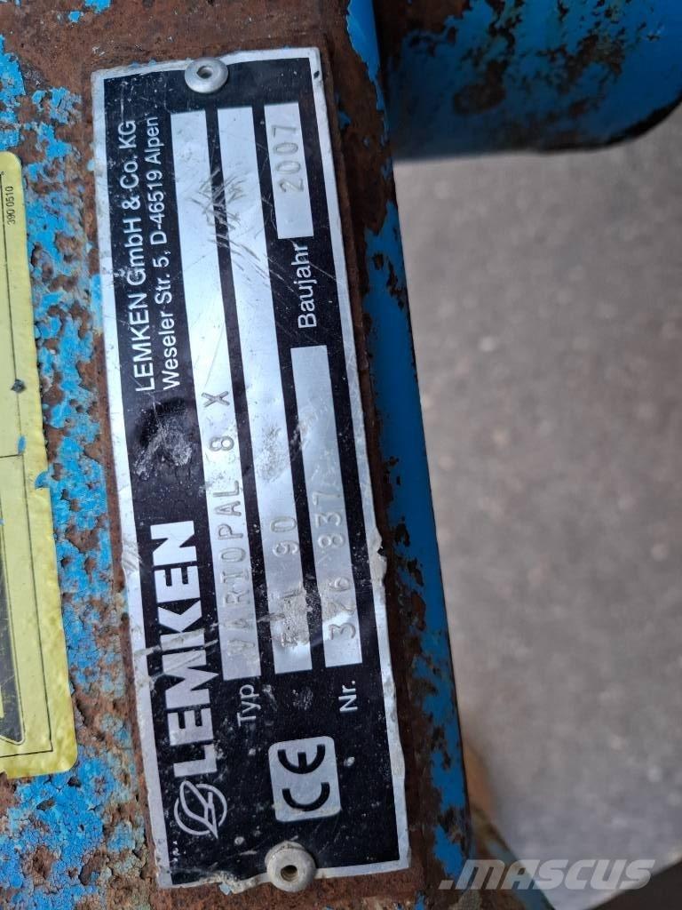 Lemken Vari-Opal 8 X Plugovi okretači