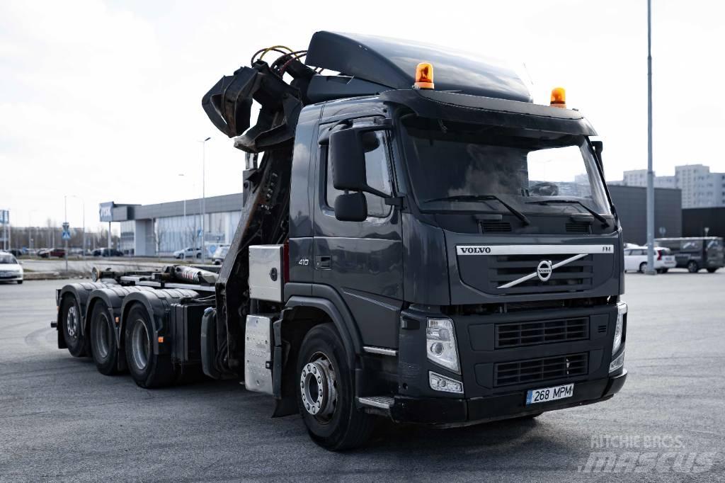 Volvo FM 410 Rol kiper kamioni s kukama za dizanje