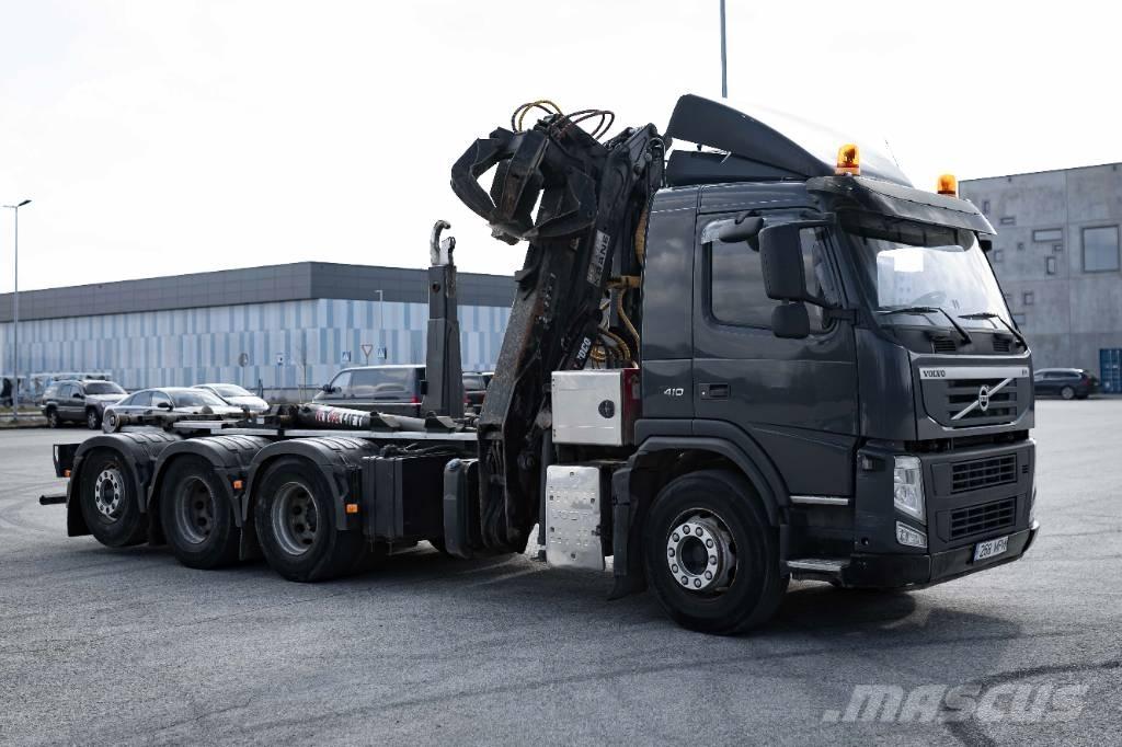 Volvo FM 410 Rol kiper kamioni s kukama za dizanje