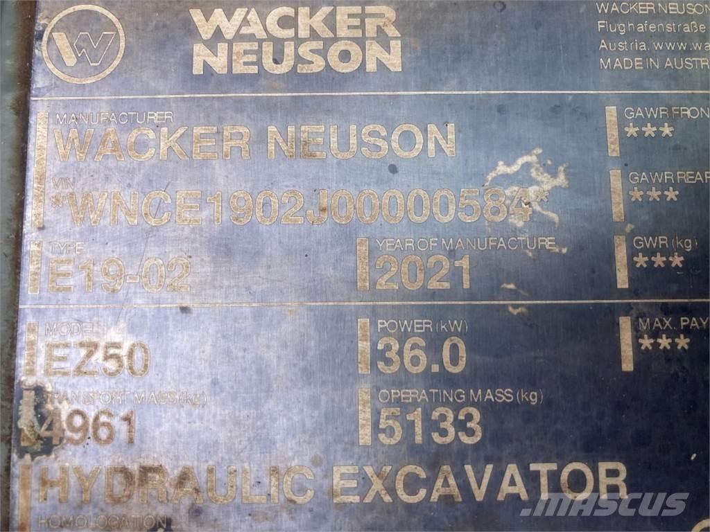 Neuson EZ50 Mini bageri <7t