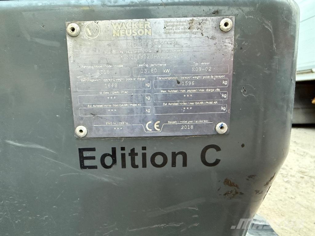 Wacker Neuson ET 16 Mini bageri <7t