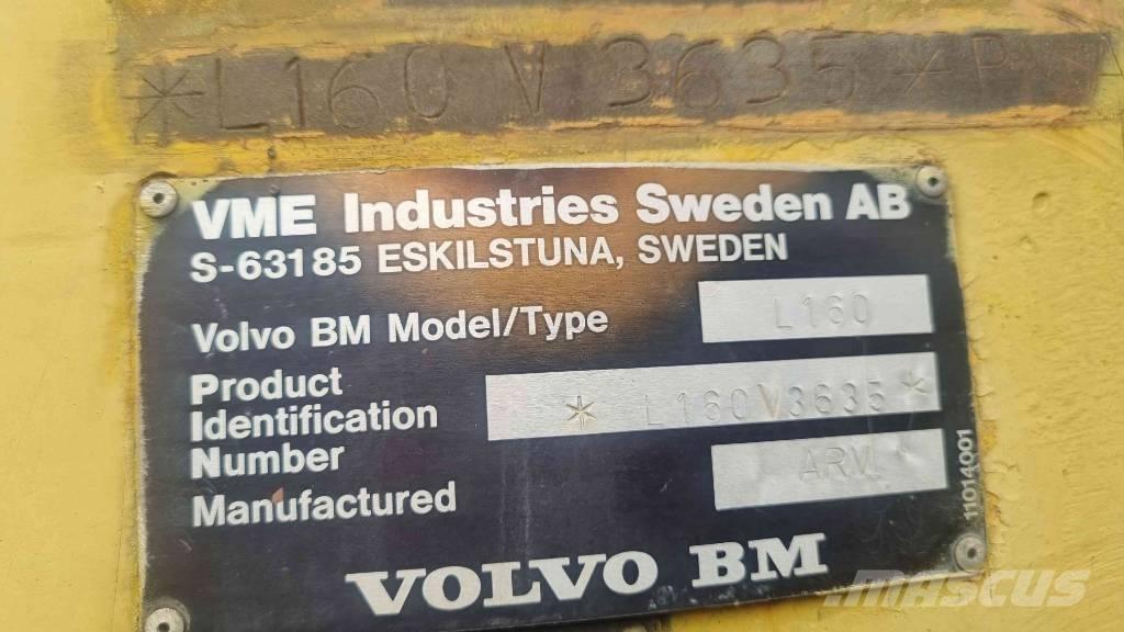 Volvo L 160 Utovarivači na kotačima