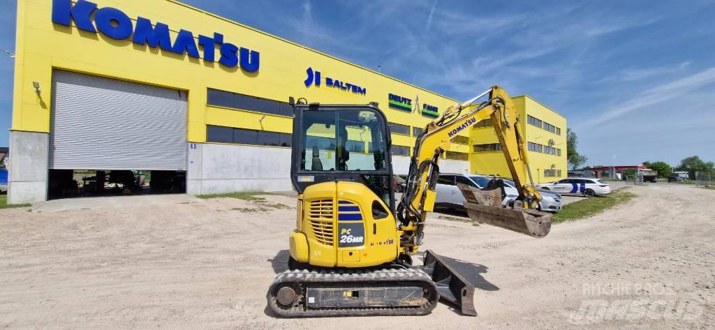 Komatsu PC 26 MR Mini bageri <7t