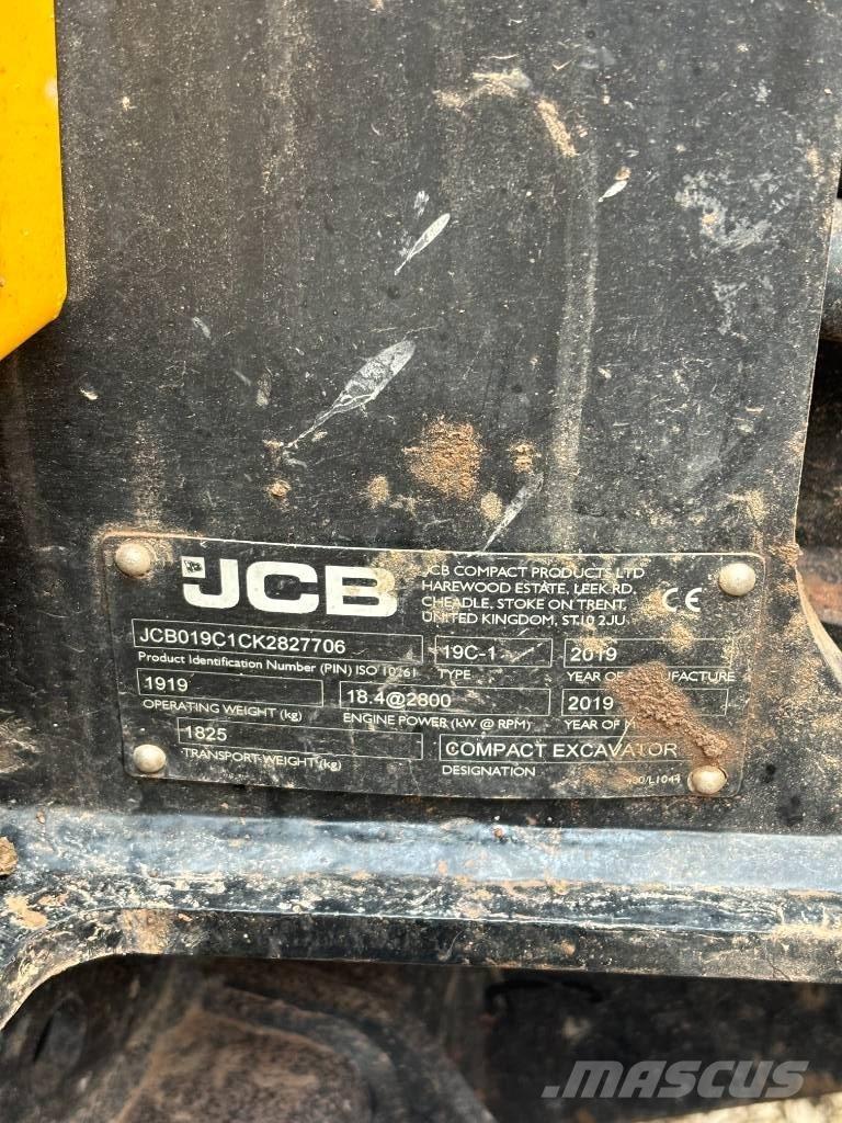 JCB 19 C-1 Mini bageri <7t