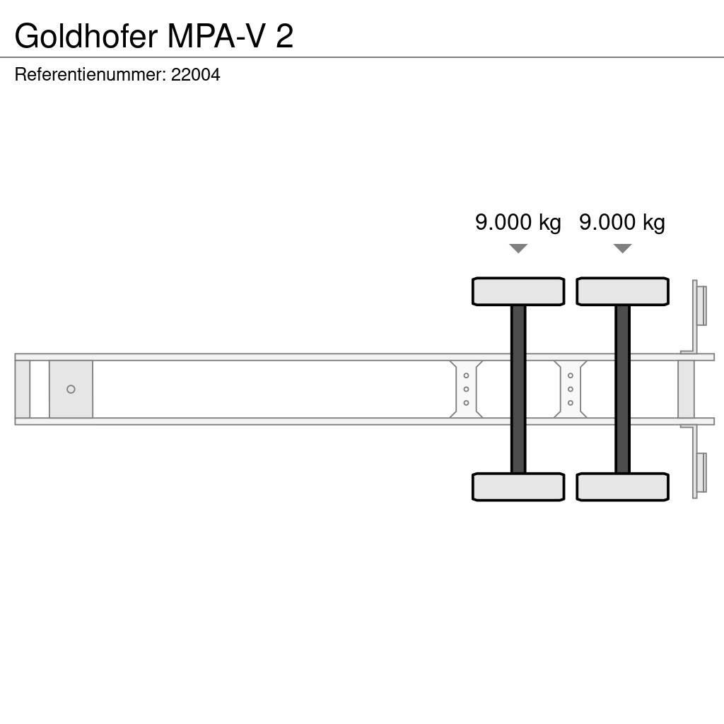 Goldhofer MPA-V 2 Nisko-utovarne poluprikolice