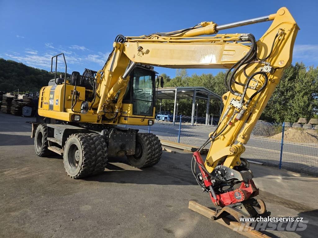 Komatsu PW 160 Bageri na kotačima