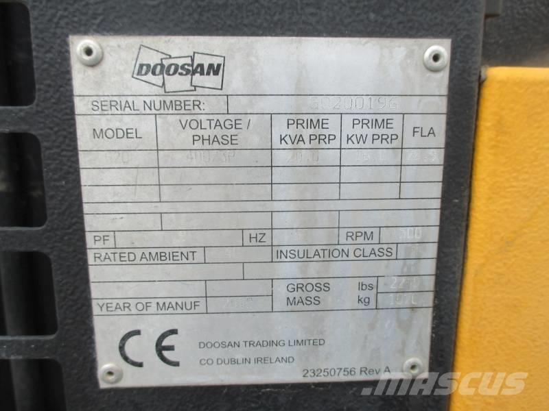Doosan G 20 Dizel agregati