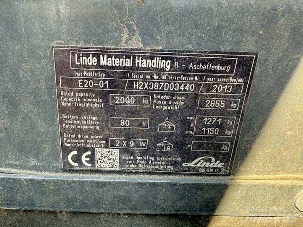 Linde E20-01 Viličari - ostalo